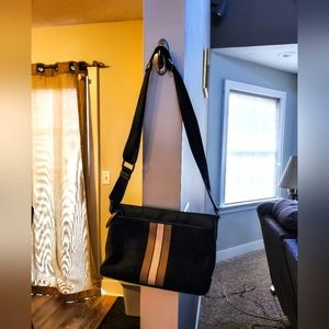 Coach Black Leather Shoulder Bag